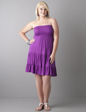 Convertible tube dress by Lane Bryant