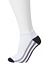 Striped sole low cut sock 3-pack by Lane Bryant