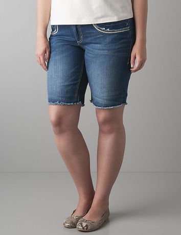 Womens full figure Bermuda short by Seven7