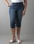 Denim capri with Tighter Tummy Technology