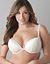Lace overlay plunge bra by Cacique