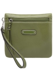 Faux snake wristlet clutch by Lane Bryant