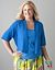 Slub linen shrug by Lane Bryant