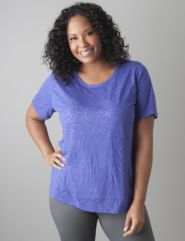 Plus size active Swirled burnout tee by Reebok