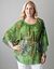 Belted circle blouse by Lane Bryant