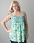 Smocked tank by Lane Bryant