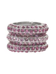 Stackable rhinestone ring set by Lane Bryant