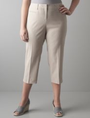 Pinstripe slim crop by Lane Bryant