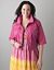 Colored denim cropped jacket by Lane Bryant