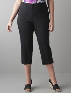 Slim fit cropped pant by Lane Bryant