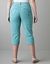 Colored denim crop by Lane Bryant