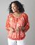 Sheer dolman blouse by Lane Bryant