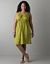 Ruffled scoop neck dress by Lane Bryant