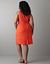 Ruffled scoop neck dress by Lane Bryant