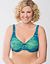 Plus size luxury lace full coverage bra