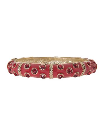 Enamel hinged bracelet by Lane Bryant