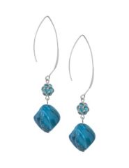 Fireball & shell A wire earrings by Lane Bryant