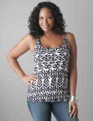 Tribal muscle tank by Lane Bryant