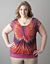 Twist front starburst top by Lane Bryant