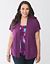 Smocked back over piece by Lane Bryant
