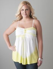 Tie dye tube top by Lane Bryant
