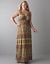 Tribal print maxi dress