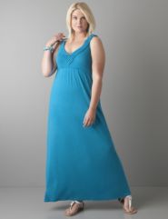 Macram� maxi dress by Lane Bryant
