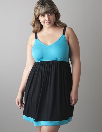 Plus size sleep chemise by Cacique