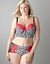 Animal print longline demi bra by Cacique