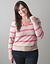 Striped pullover sweater by Lane Bryant