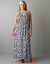 African floral maxi dress by Cacique