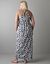 African floral maxi dress by Cacique