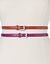 Full figure Patent croc skinny belt duo by Lane Bryant