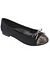 Snake toe ballet flat by Lane Bryant