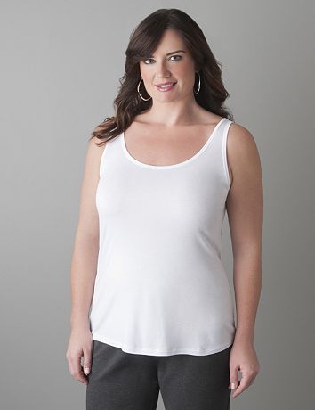 Scoop neck tank by Lane Bryant