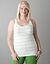 Striped ribbed tank by Lane Bryant