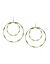 Color accent hoop earrings by Lane Bryant