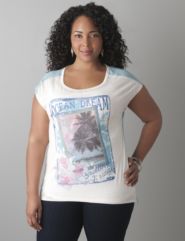Ocean Dreams chiffon back tee
