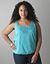 Chiffon accent tank by Lane Bryant