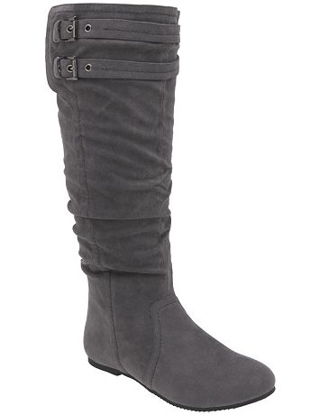 Buckled slouch boot by Lane Bryant