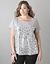 Animal sequin tee by Lane Bryant