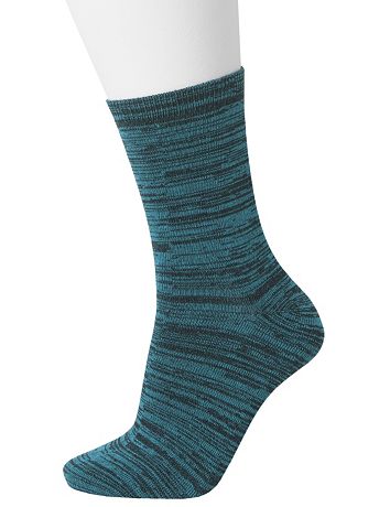 Space dye crew sock duo by Lane Bryant