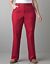 Colored straight leg jean with Tighter Tummy Technology