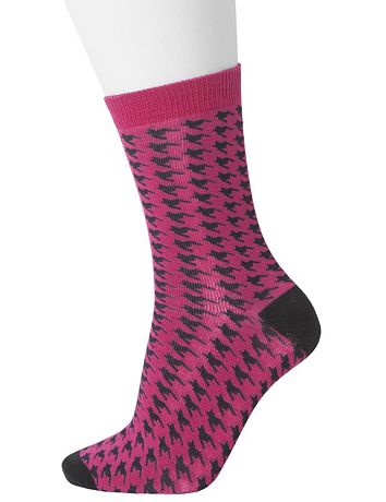 Houndstooth crew sock duo by Lane Bryant