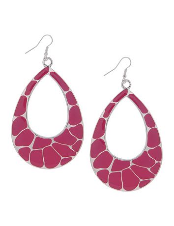 Color wave teardrop earrings by Lane Bryant