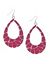 Color wave teardrop earrings by Lane Bryant