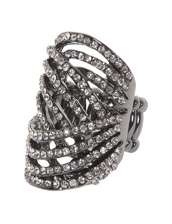 Crystal Swirl Ring by Lane Bryant