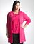 Full Figure Draped Open Cardigan by Lane Bryant