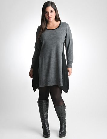 Plus Size Sweater Tunic by Lane Bryant