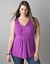 Pleated tank by Lane Bryant